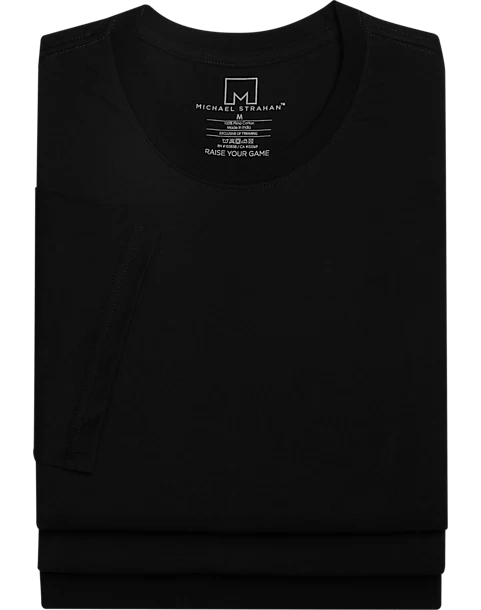 Michael Strahan Crew Neck Tees 3-Pack, Black