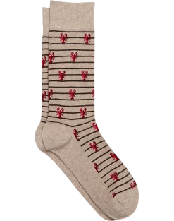 Jos. A. Bank Socks, Taupe Lobsters