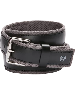 Cole Haan Two-Tone Belt, Black And Gray
