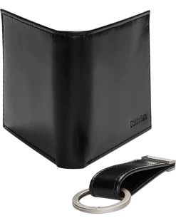 Calvin Klein RFID Extra-Capacity Wallet With Key Fob, Black