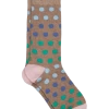 Egara Socks, Tan Dots