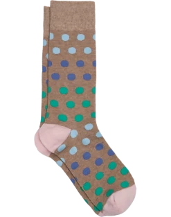 Egara Socks, Tan Dots