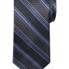 Pronto Uomo Narrow Tie, Charcoal Stripe