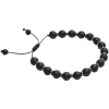 Pronto Uomo Black Onyx & Silver Bracelet
