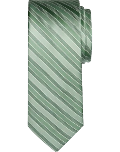 Egara Narrow Tie, Mint Stripe