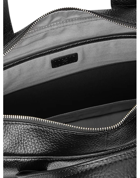 Joseph Abboud Pebbled Briefcase, Brown - Image 2