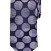 Awearness Kenneth Cole Narrow Tie, Purple Overlapping Dot