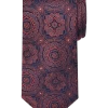 Awearness Kenneth Cole Narrow Tie, Rust Filigree Medallion