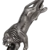 Pronto Uomo Tie Bar, Gunmetal Leaping Lion