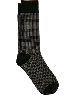 Egara Socks, Black Houndstooth