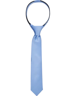Egara Boys Zipper Tie, Steel Blue