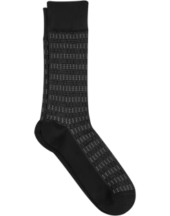 Egara Socks, Black Patterned