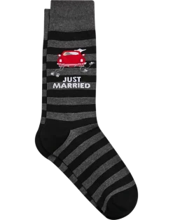 Egara Socks, Charcoal Just Married