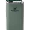 Stanley Easy Fill Wide Mouth Hip Flask, Green 8 Oz.