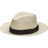 Biltmore Woven Safari Hat, Bone White
