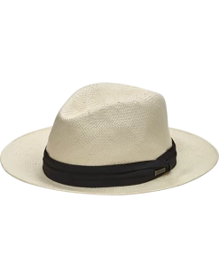 Biltmore Woven Safari Hat, Bone White