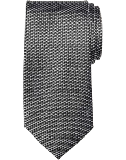 Joseph Abboud Narrow Tie, Black Basketweave