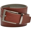 Joseph Abboud Reversible Leather & Linen Casual Belt, Tan & Brown