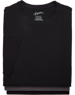 Egara Slim Fit Crewneck T-Shirt, 3-Pack, Black