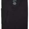 Egara Slim Fit V-Neck T-Shirt, 3-Pack, Black & Gray