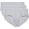 Egara Slim Fit Briefs, 3-Pack, White