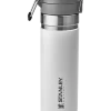 Stanley Quick Flip Go Bottle, White 24 Oz.