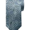 Michael Strahan Narrow Tie, Blue Paisley