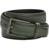 Egara Feather Edge 32mm Faux Leather Belt, Green