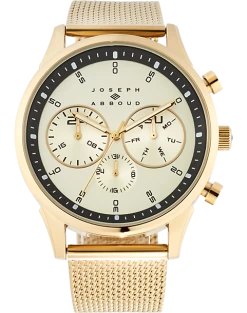 Joseph Abboud Watch, Gold & Black