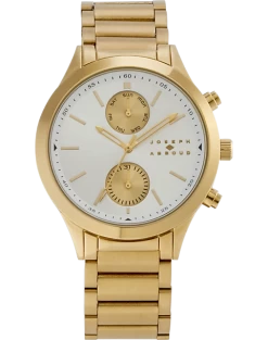 Joseph Abboud Watch, Gold & White