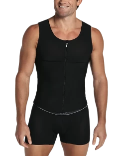 Leo By Leonisa Body Shaper Vest With Back Support, Black