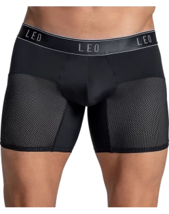 Leo By Leonisa Mesh Boxer Briefs, Blue