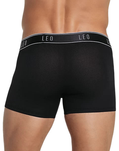 Leo By Leonisa Ultra-Light Trunks, Black - Image 3
