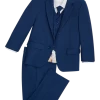 Peanut Butter Collection Slim Fit Toddlers Tuxedo, Cobalt Blue